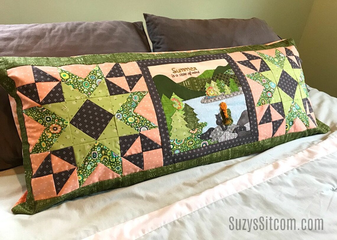 Bench Pillow Pattern Quilt Block Pattern Digital Pattern Etsy