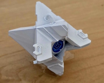 Destiny Ghost Schlüsselanhänger für 3D-Harzdrucker | Anpassbares Gaming-Zubehör & Sammleranhänger