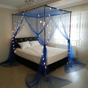 Canopy Mosquito Nets, Large Mosquito Net, Bed Curtains, Net Mosquito Bed, Bedroom Nets, Canopy Curtains, Bed Decorations
