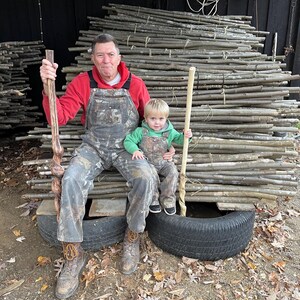 Rustic Tobacco Sticks, Vintage Tobacco Sticks, Farm Sticks
