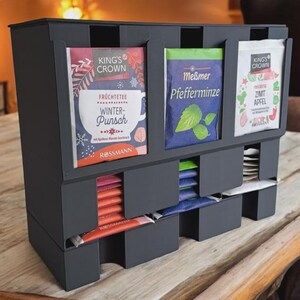 Organizador de té moderno, dispensador de té | Impresión 3D