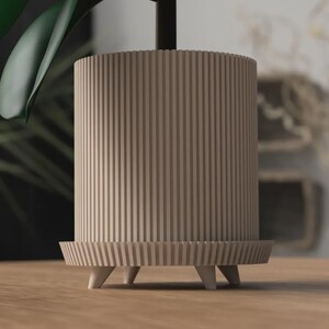 Modern kruka med ben | 3D-utskriven