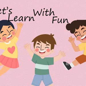 Vamos aprender com diversão – Livro de cartas educativo para crianças