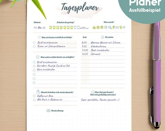 Gentle to-do plan for neurodivergent people. 1-page PDF for more structure, self-care & focus in everyday life – ready to print!