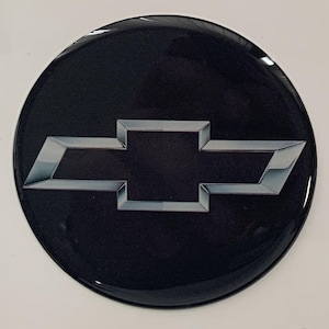 Custom Domed Chevrolet Wheel Center Cap Decal/Premium Gloss Finish Silicone Sticker Badge/Peace of a Luxury Epoxy Resin Emblem/All sizes
