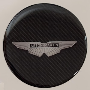Custom Domed Aston Martin Wheel Center Cap Decal/Premium Gloss Finish Silicone Sticker Badge/Peace of a Luxury Epoxy Resin Emblem/All sizes