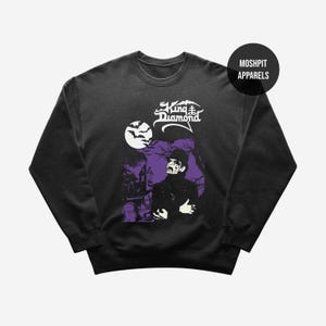 King Diamond Sweatshirt - Metal Music Hoodie - Abigail Album Hoodie - Them - Spider Lilly - King Diamond Merch - Unisex Rocker Clothing