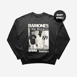 Ramones Sweatshirt - Rock Music Hoodie - Blitzkrieg Bop - Ramones Album Sweatshirt - Road to Ruin - Ramones Merch - Unisex Rocker Clothing