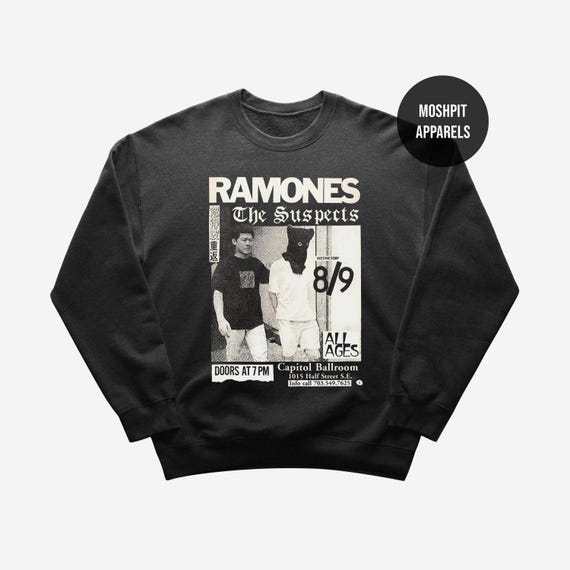 Ramones Sweatshirt Rock Music Hoodie Blitzkrieg Bop Ramones