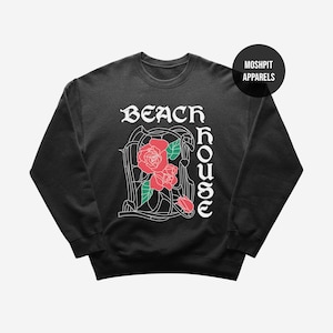 Beach House Sweatshirt - Pop Music Sweatshirt - Space Song - Depression Cherry - Beach House Merch - Unisex Rocker Clothing