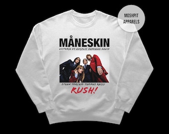 Maneskin Hoodie, Maneskin Rush World Tour Shirt, Vintage