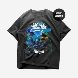 King Diamond T-Shirt - Metal Music Shirt - Abigail Album Shirt - Them Album - King Diamond Merch - Unisex Rocker Clothing