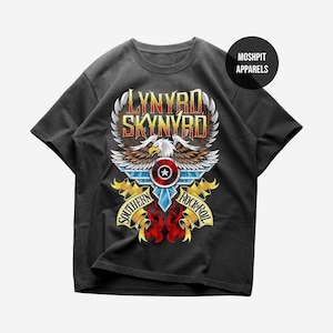 Lynyrd Skynyrd T-Shirt - Rock Music Shirt - Sweet Home Alabama - Free Bird - Lynyrd Skynyrd Merch - Unisex Rocker Clothing