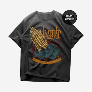 Lamb of God T-Shirt - Metal Music Shirt - Pray For The Cleansing - Ashes Of The Wake - Lamb of God Merch - Unisex Rocker Clothing