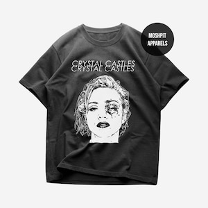Crystal Castles T-Shirt - Electronic Music Shirt - Vanished - Crystal Castles Album - Crystal Castles Merch - Unisex Rocker Clothing