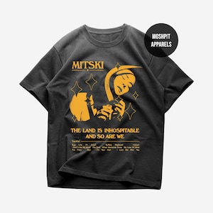 Mitski T-Shirt - Rock Music Shirt - The Land Is Inhospitable and So Are We Album - Mitski Merch - Unisex Rocker Clothing