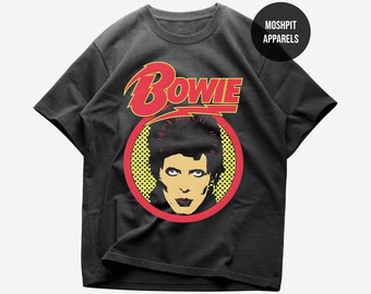 デヴィッド・ボウイのTシャツ、オリジナルツアーシャツ、白の