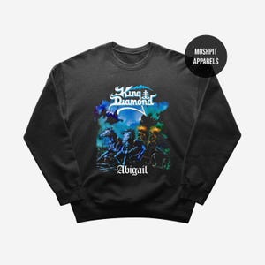 King Diamond Sweatshirt - Metal Music Sweatshirt - Abigail Album Sweatshirt - Them Album - King Diamond Merch - Unisex Rocker Clothing