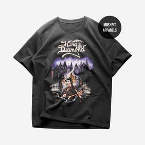King Diamond T-Shirt - Metal Music Shirt - Abigail Album Shirt - Spider Lilly - Them Album - King Diamond Merch - Unisex Rocker Clothing