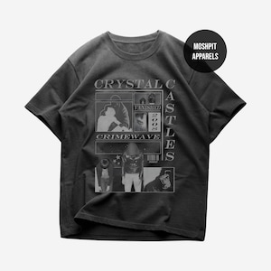 Crystal Castles T-Shirt - Electronic Music Shirt - Crystal Castles Album - Vanished - Crystal Castles Merch - Unisex Rocker Clothing