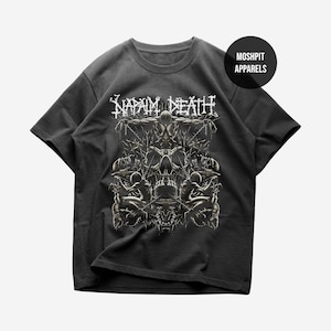 Napalm Death T-Shirt - Metal Music Shirt - Scum Album - Harmony Corruption Shirt - Napalm Death Merch - Unisex Rocker Clothing