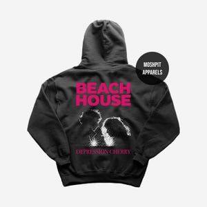 Beach House Hoodie - Pop Music Hoodie - Beach House Band - Depression Cherry - Beach House Merch - Unisex Rocker Clothing