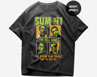 Rare!! Vintage SUM 41 Chuck Album Canadian Rock Band Tee