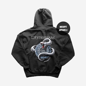 Whitesnake Hoodie - Rock Music Hoodie - Whitesnake Album Hoodie - The ROCK Album - Whitesnake Merch - Unisex Rocker Clothing