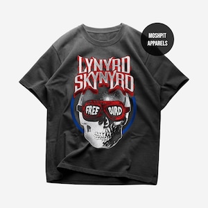 Lynyrd Skynyrd T-Shirt - Rock Music Shirt - Free Bird Shirt - Sweet Home Alabama - Lynyrd Skynyrd Merch - Unisex Rocker Clothing