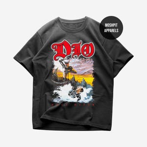 Dio T-shirt Metal Music Shirt Holy Diver Album Shirt Ronnie