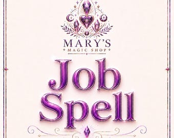 Powerful Job Spell for Career Success, Promotion & Wealth | Get Hired Fast, Attract Opportunities, Prosperity Ritual Magic | MarysMagicShop