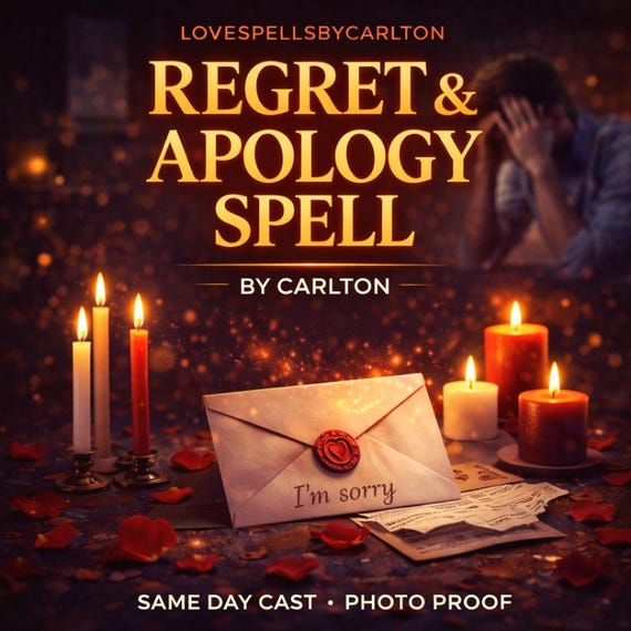 Regret & Apology Spell | Make Them Feel Deep Regret, Apologize, Come Back to You Fast
