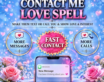 Hechizo de amor para contactarme / Haz que te envíen un mensaje, comunícate rápido y muestra interés amoroso. Poderoso ritual de comunicación.