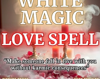 White Magic Love Spell – Pure Love-attractieritueel, spirituele energiespreuk voor romantiek, positieve genezing van relaties en ware liefde