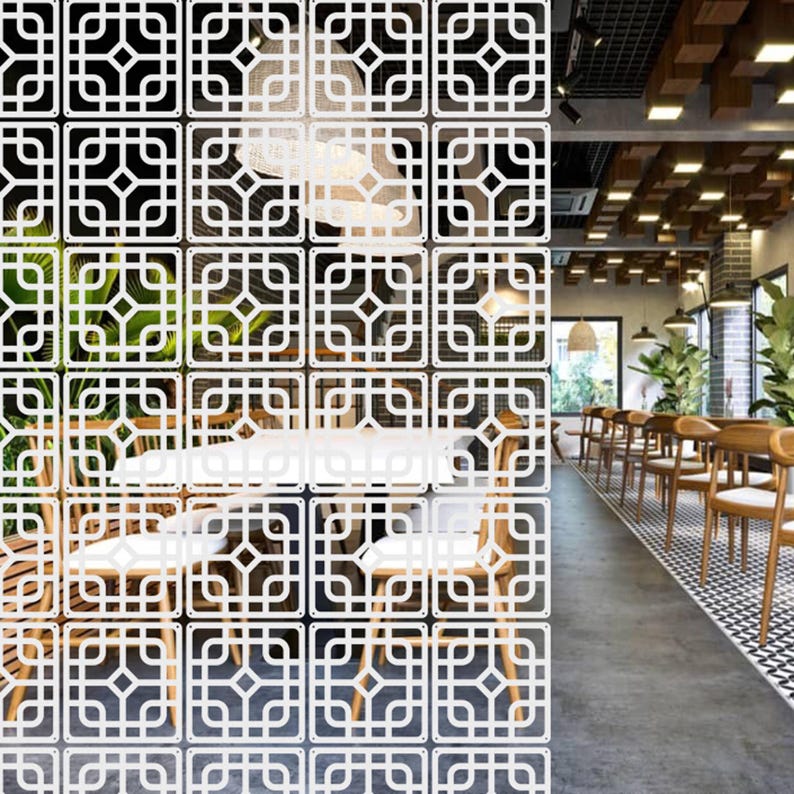 Panels for Hanging Room Divider, Modular Wall Wooden Panels, Privacy ...