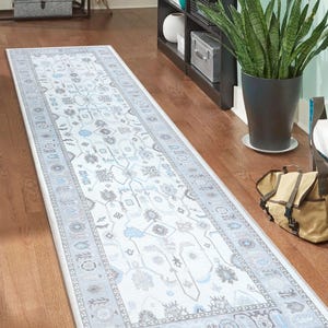 Tapis bleu oushak de style moderne discret, 4 x 6, 5 x 8, 6 x 9, 8 x 10, 9 x 12, 10 x 14 pi, tapis faits main pour le salon, tapis contemporain antique, salon