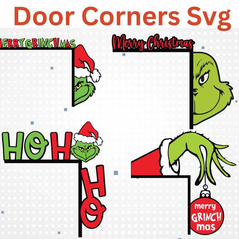 Grinch Door Corner - Etsy