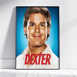 Dexter Poster | Dexter Morgan Wall Art | Unframed Canvas Print | TV Show Gift Poster