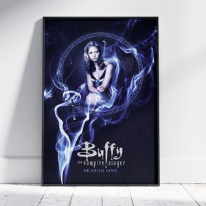 Buffy the Vampire Slayer Poster | Buffy Summers Wall Art | Unframed Canvas Print | TV Show Gift Poster