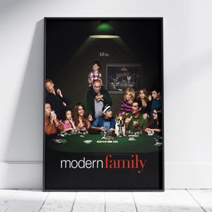 Modern Family Poster | Jay Pritchett Wall Art | Unframed Canvas Print | TV Show Gift Poster