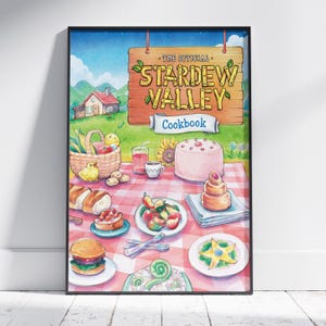 Stardew Valley Poster | Pelican Town Wall Art | Unframed Canvas Print | Game Gift Poster