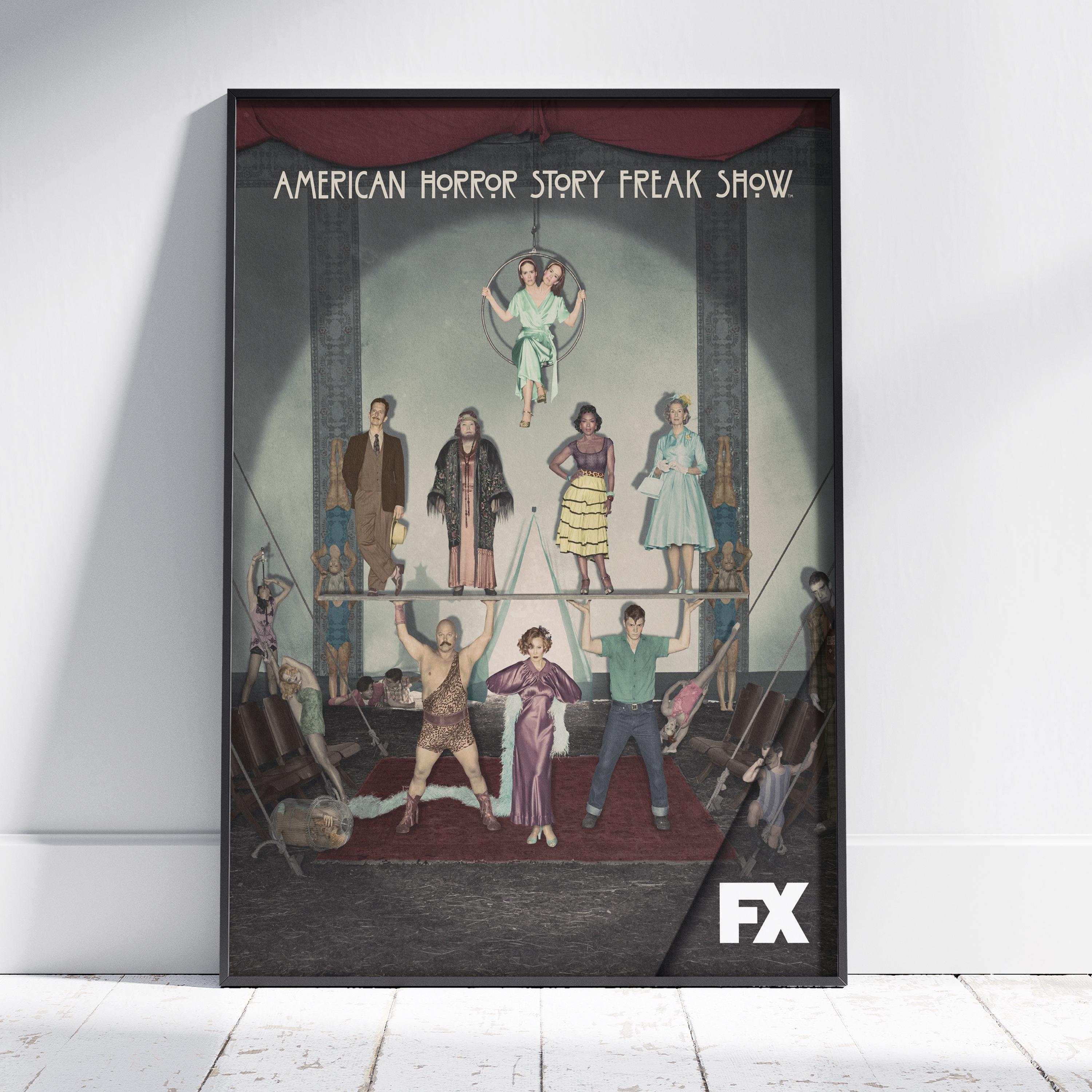Freakish Hulu Original Horror Series Ahs Freak Show Poster New Zealand