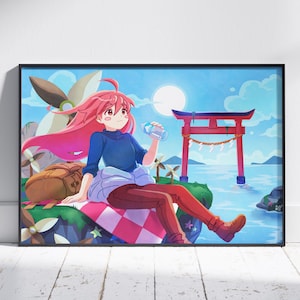 Celeste Poster | Madeline Wall Art | Unframed Canvas Print | Game Gift Poster
