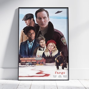 Fargo Poster | Lester Nygaard Wall Art | Unframed Canvas Print | TV Show Gift Poster