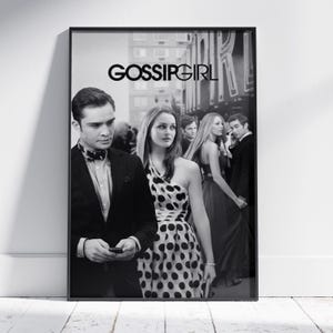Póster de Gossip Girl / Arte mural de Serena van der Woodsen / Impresión en lienzo sin marco / Póster de regalo de programa de televisión