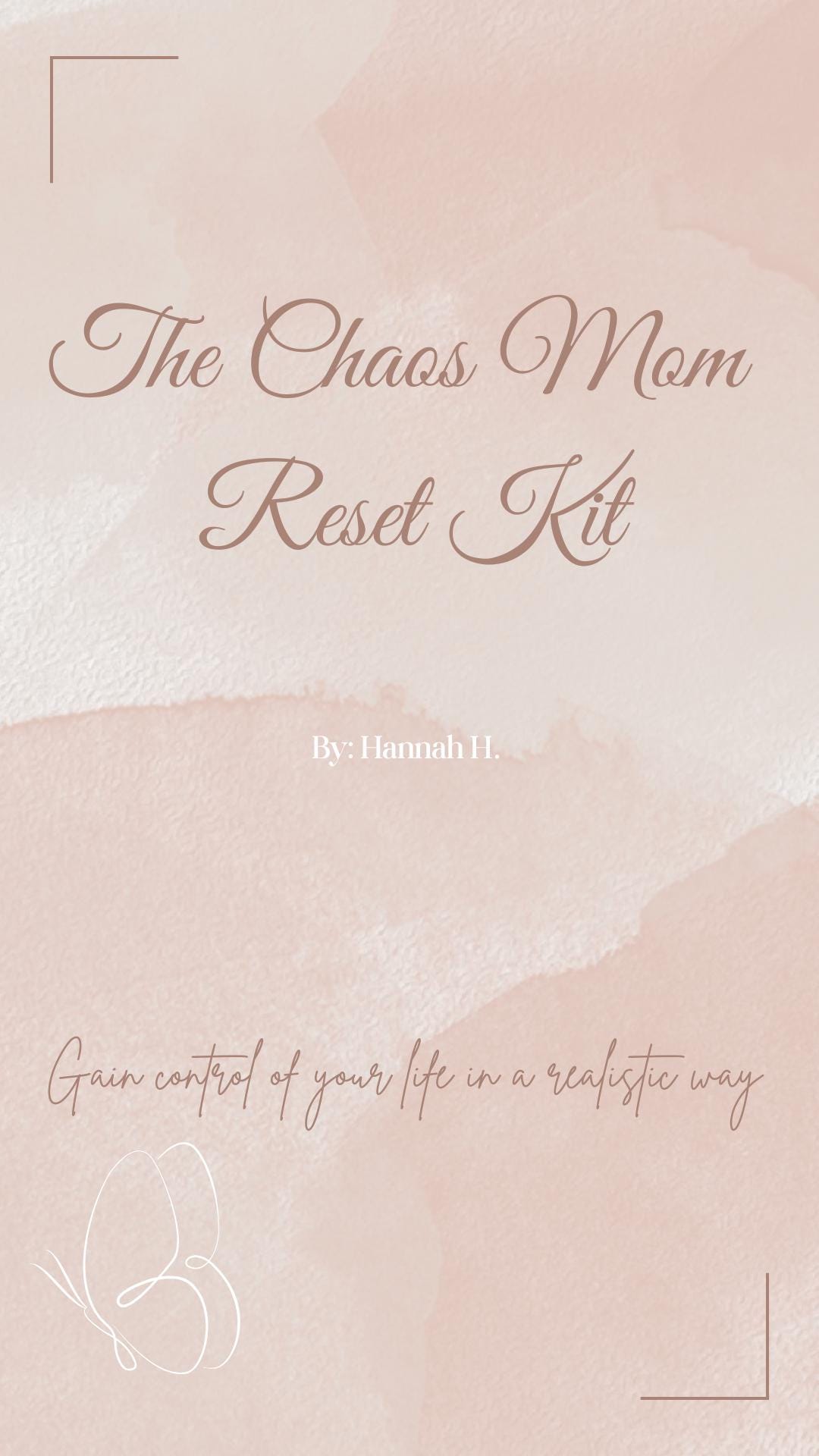 Chaos Mom Reset Kit - Etsy