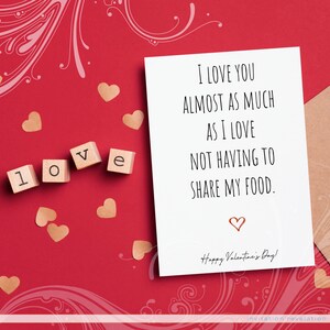 Anti-Valentijnsdag, unieke Valentijnsdag, grappige kaarten, volwassen Valentijn, break-up kaart, Valentijn voor vriend, sarcastische kaart, eenvoudige Valentijnsdag