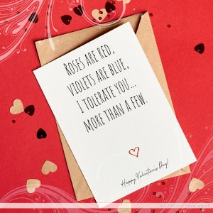 Anti-Valentijnsdag, unieke Valentijnsdag, grappige kaarten, volwassen Valentijn, break-up kaart, Valentijn voor vriend, sarcastische kaart, eenvoudige Valentijnsdag