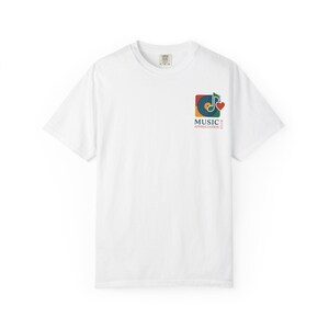 Music Appreciation Club's Garment-Dyed T-Shirt, Unisex Music Tee, Gift for Musicians, Casual Wear for Concerts, Perfect for Music Festivals