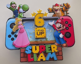 Custom 3D Cake Topper: Personalized Name & Age